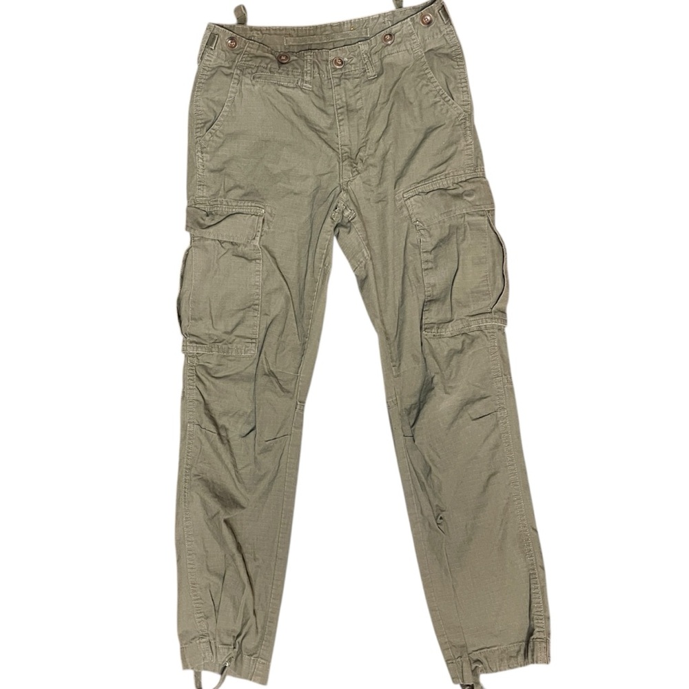 MNML Green Khaki Cargo Army Jogger Pants Streetwear Trendy Men's‎ 28